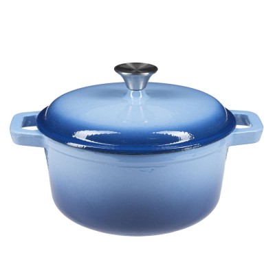 Olla de hierro fundido esmaltado, azul, Ф24 - Comparación de Producto