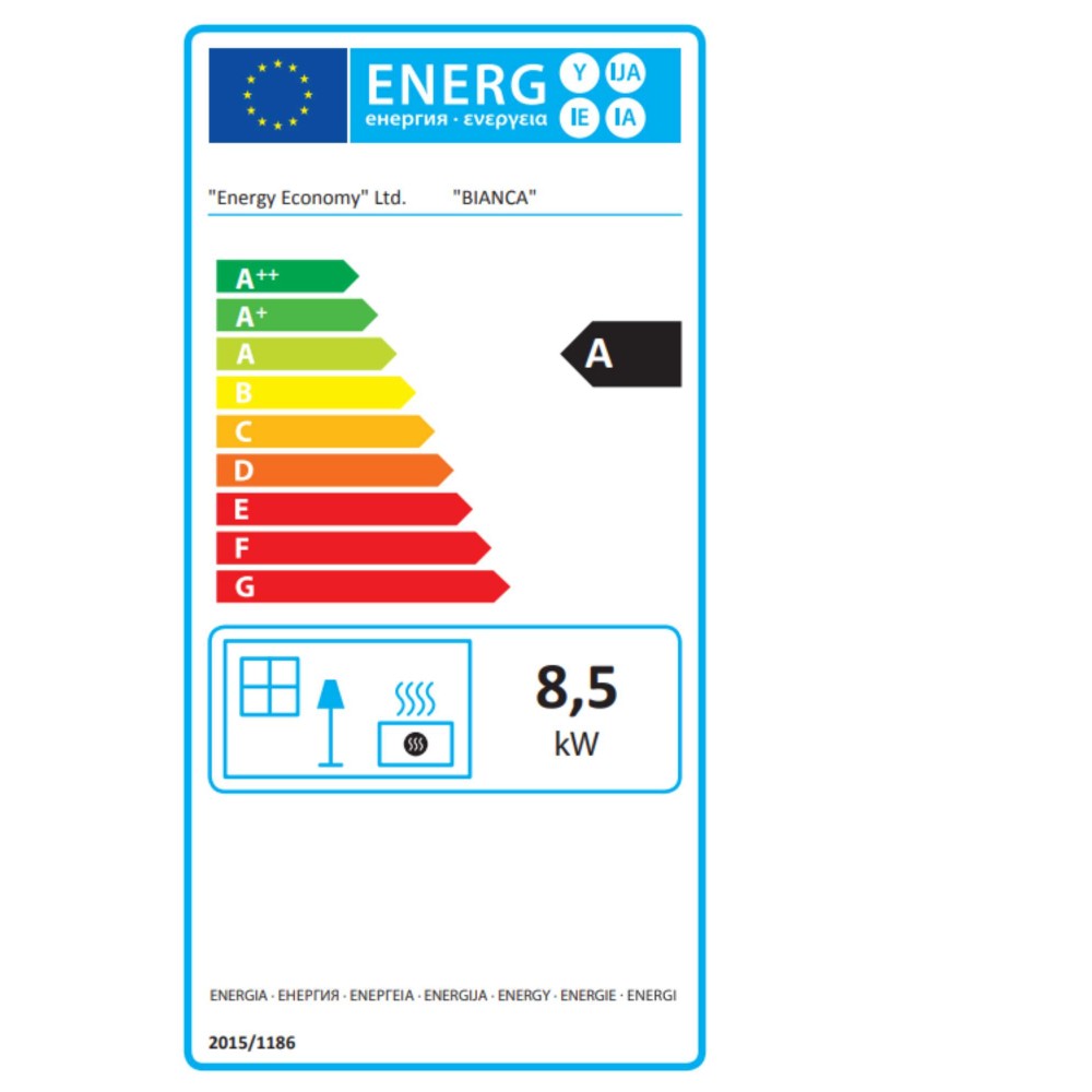 Estufa de leña Balkan Energy Bianca, 8.5 kW | Estufas de leña con aire | Estufas de leña |