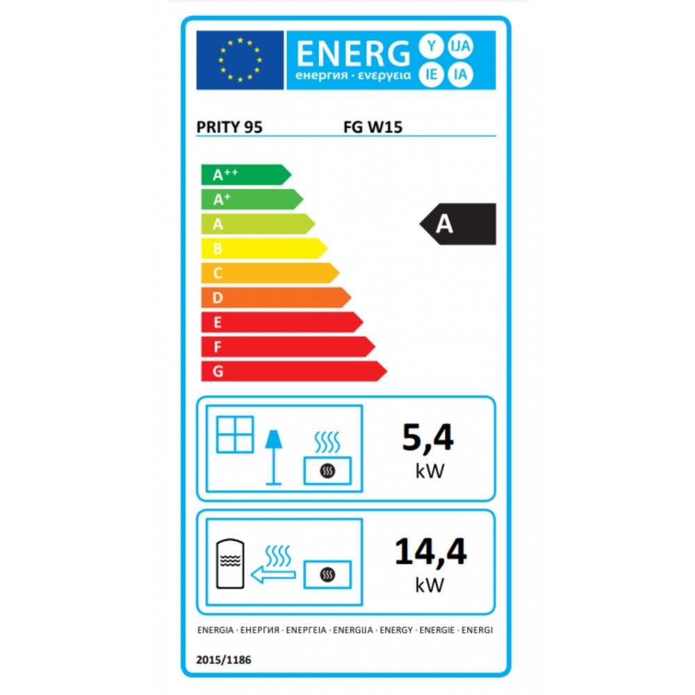 Hidroestufa de leña con horno Prity FG W15, 19.8 kW | Hidroestufas de leña | Estufas de leña |