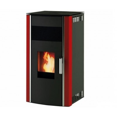 Estufa de pellets Alfa Plam Luca Rojo, 8kW - Comparación de Producto