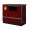 Cocina de leña Alfa Plam Dominant 90H Roja, 6,5kW