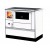 Cocina de leña Alfa Plam Dominant 90H Blanca, 6.5kW