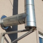 Tubo t para chimenea