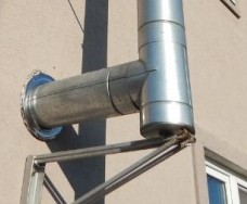 Tubo t para chimenea