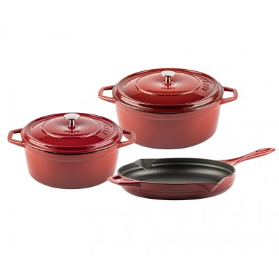 Conjunto de hierro fundido de 3 partes  Hosse, Rubin - Hosse