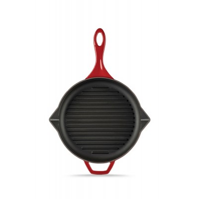 Sartén para parrilla de hierro fundido esmaltado Hosse, Rubin, Ф24cm - Hosse