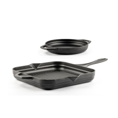 Conjunto de hierro fundido de 2 partes Hosse, Black Onyx - Hosse