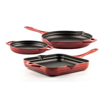 Conjunto de hierro fundido de 3 partes Hosse, Rubin - Hosse