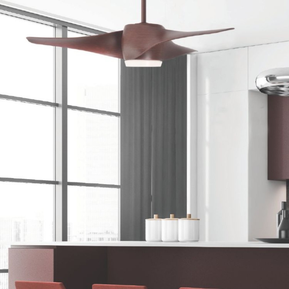 Ventilador de techo con iluminación LED y control remoto FANKVBR60G, Ф132, DC40W | Ventiladores de techo | Ventiladores |