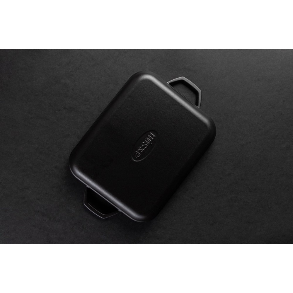 Sartén grill rectangular de hierro fundido con dos asas Hosse, 26x32cm | Todos los productos |  |