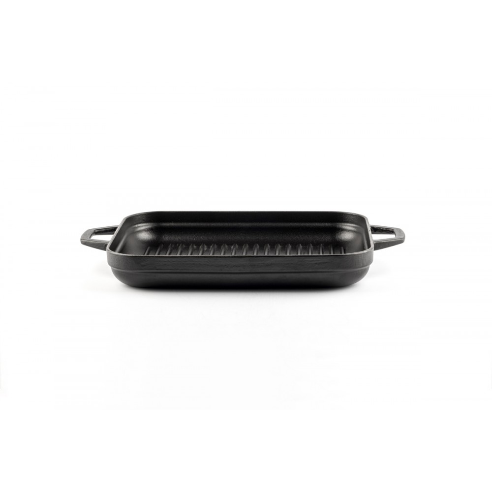 Sartén grill rectangular de hierro fundido con dos asas Hosse, 26x32cm | Todos los productos |  |