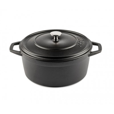 Olla profunda de hierro fundido Hosse, Black Onyx, Ф24 - Comparación de Producto
