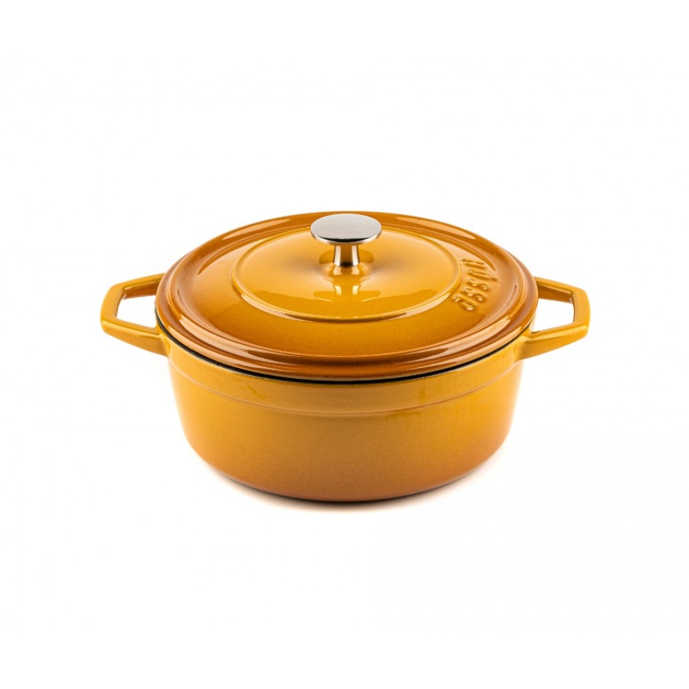 Olla profunda de hierro fundido Hosse, Dijon, Ф20