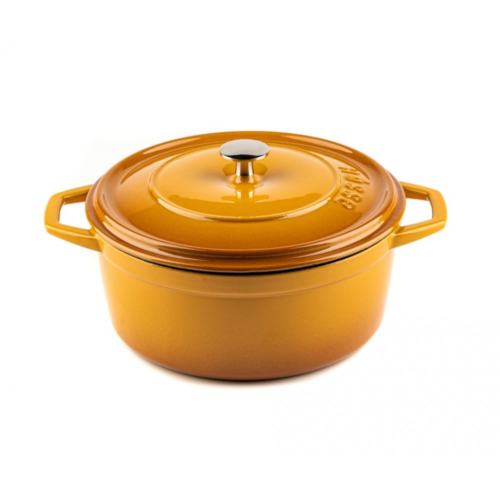 Olla profunda de hierro fundido Hosse, Dijon, Ф24