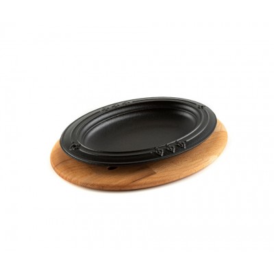 Salvamanteles de madera para plato ovalado Hosse HSOISK1728, 17x28cm - Hosse
