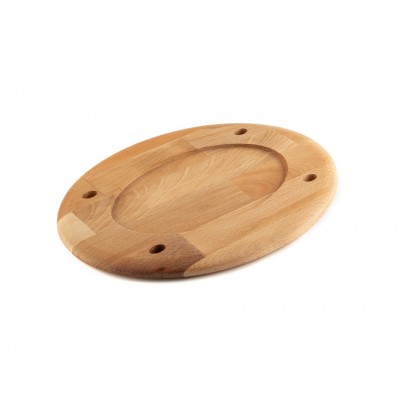 Salvamanteles de madera para plato ovalado Hosse HSOISK2533, 25x33cm - Hosse