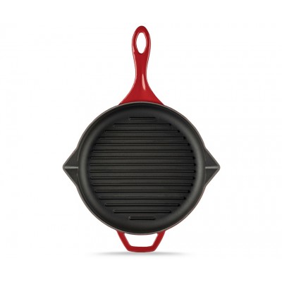 Sartén para parrilla de hierro fundido esmaltado Hosse, Rubin, Ф28cm - Hosse