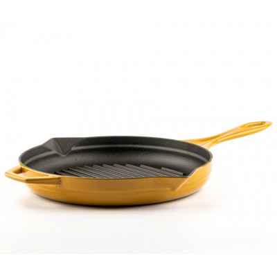 Sartén para parrilla de hierro fundido esmaltado Hosse, Dijon, Ф28cm - Hosse