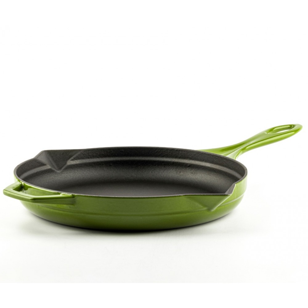 Sartén de hierro fundido esmaltado Hosse, Bamboo, Ф28cm