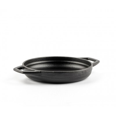 Sartén de hierro fundido con dos asas esmaltado Hosse, Black Onyx, Ф16cm - Comparación de Producto