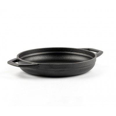 Sartén de hierro fundido con dos asas esmaltado Hosse, Black Onyx, Ф19cm - Comparación de Producto