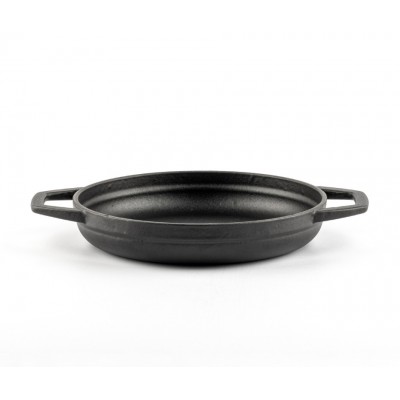 Sartén de hierro fundido con dos asas esmaltado Hosse, Black Onyx, Ф19cm - Comparación de Producto