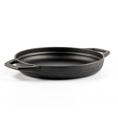 Sartén de hierro fundido con dos asas esmaltado Hosse, Black Onyx, Ф22cm - Comparación de Producto