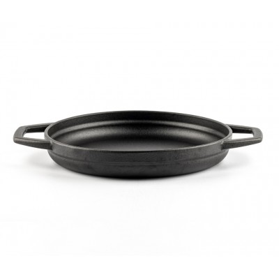 Sartén de hierro fundido con dos asas esmaltado Hosse, Black Onyx, Ф22cm - Comparación de Producto