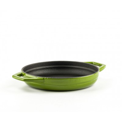 Sartén de hierro fundido con dos asas esmaltado Hosse, Bamboo, Ф16cm - Comparación de Producto