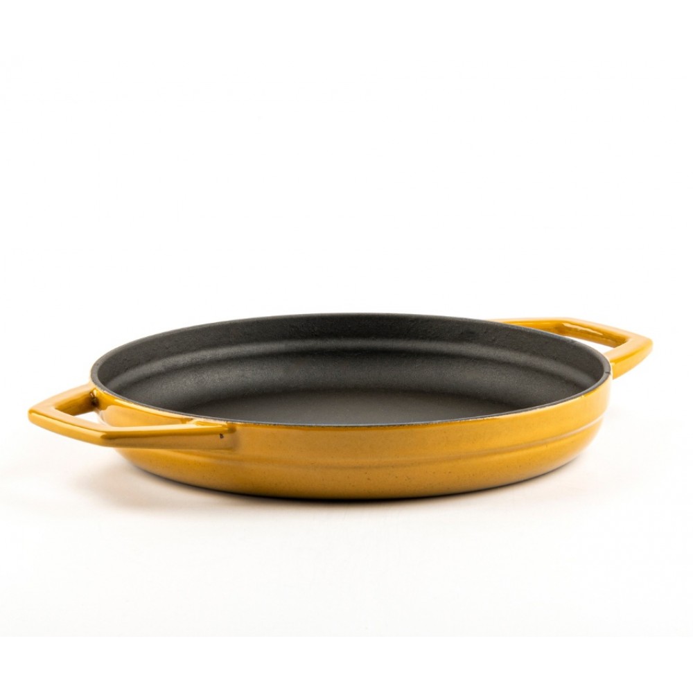Sartén de hierro fundido con dos asas esmaltado Hosse, Dijon, Ф22cm
