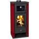 Estufa de leña con horno Prity K2 GT F Roja, 8.1 kW | Estufas de leña con horno | Estufas de leña |