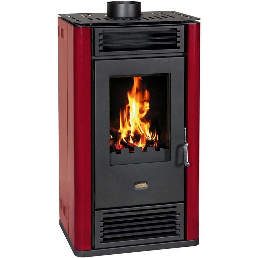 Estufa de leña Prity K3 GT D Red, 8.1 kW | Estufas de leña |  |
