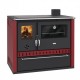 Cocina de leña Prity GT Roja, con cajón, 15 kW | Estufas de leña con horno | Estufas de leña |