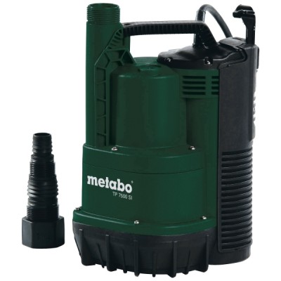 Bomba sumergible para agua limpia METABO TP 7500, potencia 300 W, caudal 7500 l/h, altura 6,5 ​​m - Bombas de agua