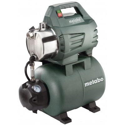 Bomba de agua hidrófora monofásica METABO HWW 3500/25 INOX, potencia 900 W, caudal 3500 l/h, altura de elevación 45 m, capacidad del depósito 24 L - Comparación de Producto