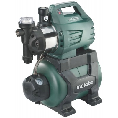Bomba de agua hidrófora monofásica METABO HWWI 3500/25 INOX, potencia 1100 W, caudal 3500 l/h, capacidad del depósito 24 L, altura de elevación 45 m - Comparación de Producto
