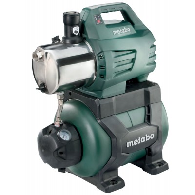 Bomba de agua hidrófora monofásica METABO HWW 6000/25 INOX, potencia 1300 W, caudal 6000 l/h, altura de elevación 55 m, capacidad del depósito 24 L - Comparación de Producto