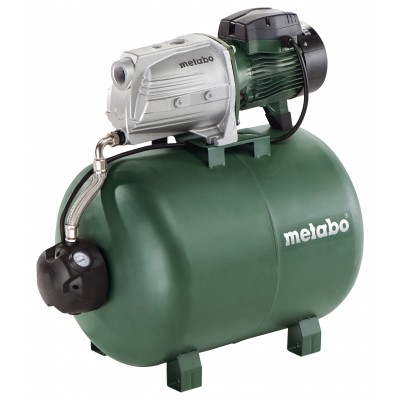 Bomba de agua hidrófora monofásica METABO HWW 9000/100 G, potencia 1800 W, caudal 9000 l/h, altura de elevación 51 m, capacidad del depósito 100 L - Comparación de Producto