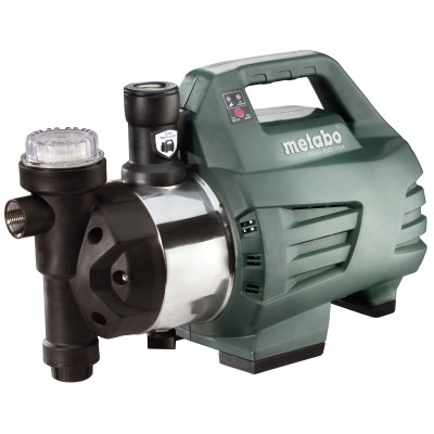 Hidróforo con presostato electrónico METABO HWAI 4500 INOX, potencia 1300 W, presión 4,8 bar - Comparación de Producto
