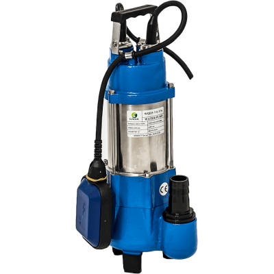 Bomba de drenaje sumergible para aguas muy contaminadas Gmax WQD con flotador externo – caudal 17 m³/h, potencia 0,75 kW, altura 15 m - Gmax