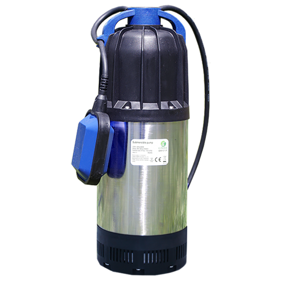 Bomba sumergible de drenaje para pozo Gmax QDP con flotador externo – caudal 6,5 m³/h, potencia 0,8 kW, altura 30 m | Bombas de agua para pozos | Bombas de agua |