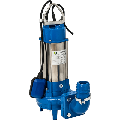 Bomba de drenaje sumergible para aguas residuales con cortadora Gmax Cut con flotador externo – caudal 19,8 m³/h, potencia 1,1 kW, altura de elevación 20 m - Comparación de Producto