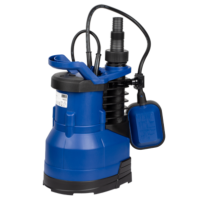 Bomba de drenaje sumergible para agua limpia Gmax con flotador externo – caudal 11 m³/h, potencia 0,55 kW, altura 8,5 m - Gmax