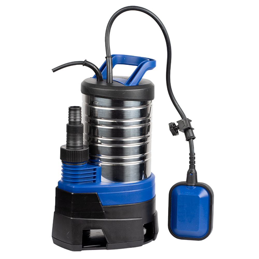 Bomba de drenaje para aguas sucias Gmax con flotador externo y carcasa de acero inoxidable – caudal 13,5 m³/h, potencia 0,75 kW, altura 8 m | Bombas de agua electrica | Bombas de agua |
