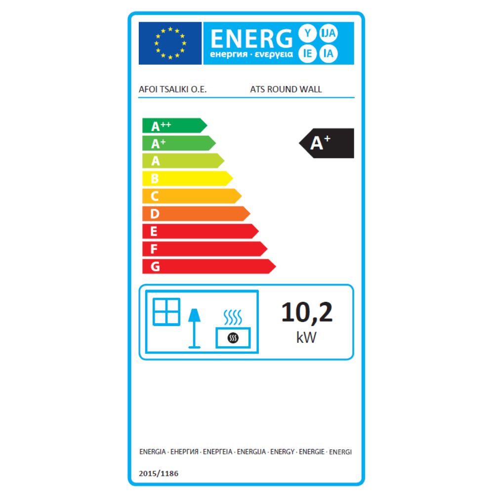 Estufa de leña Balkan Energy ATS ROUND WALL, 10.2kW | Estufas de leña |  |