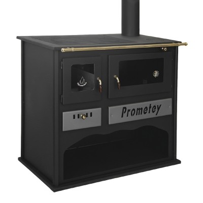 Cocina de leña Prometey Practik-L, 11kW - Estufas de leña con horno