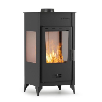 Estufa de leña Velmora Fire ATS 90-10 3 SIDE, 12.12kW - Estufas de leña