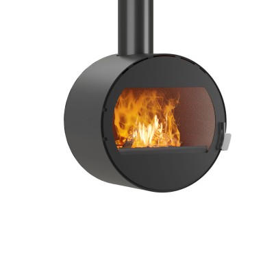 Estufa de leña Velmora Fire ATS ROUND WALL, 10.2kW - Estufas de leña