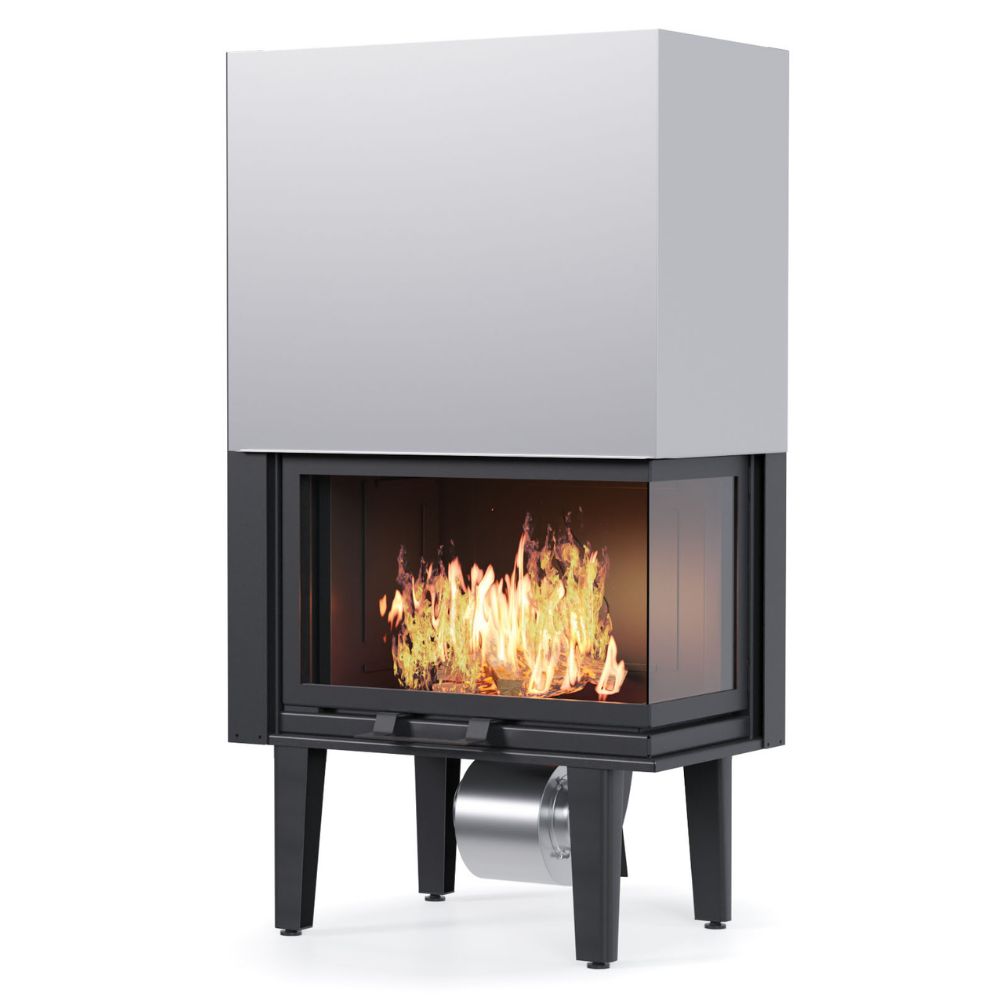 Cassette chimenea Balkan Energy ATS CORNER 700, derecha, 16.1kW | Chimeneas de leña modernas | Chimeneas de leña |