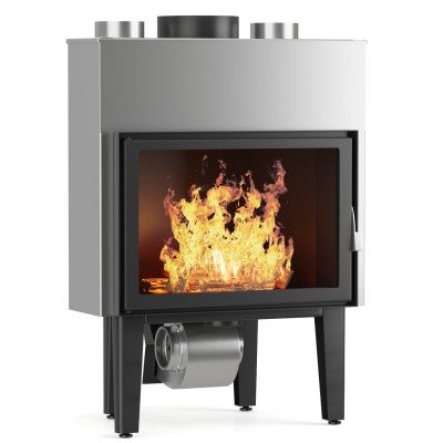 Cassette chimenea Balkan Energy ATS STABLE AIR 800, con conductos de aire, 15.95kW - Cassette chimeneas
